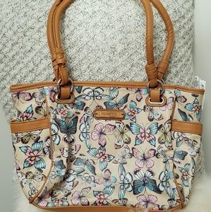 Rosetti Butterly Print Faux Leather Bag 🦋